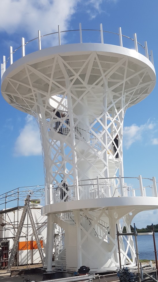 Aluminium-Treppenturm für Kreuzfahrtschiff